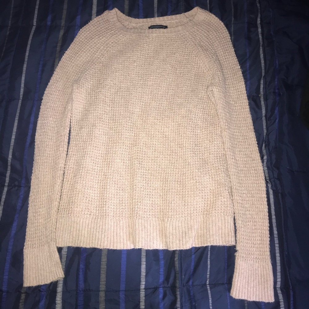 light pink sweater